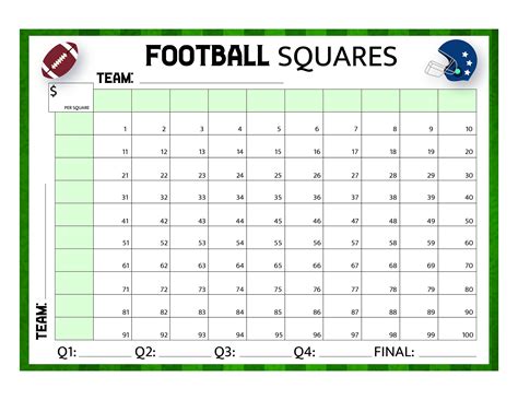 Football Squares Online .